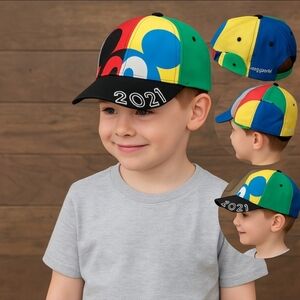 Disney Parks Mickey Mouse 2021 Baseball Cap Hat Infant Youth Never Worn